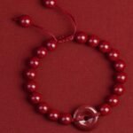 Cinnabar Safety Buckle Bracelet