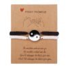 Taiji Double Fish Couple String Bracelet