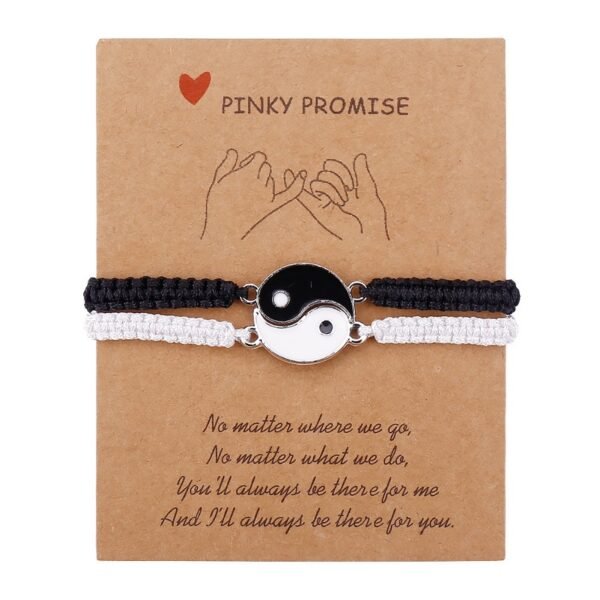 Taiji Double Fish Couple String Bracelet
