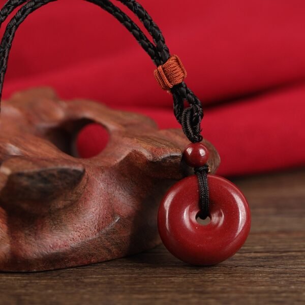 Cinnabar Safety Buckle Necklace