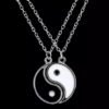 Taiji Double Fish Couple Necklace