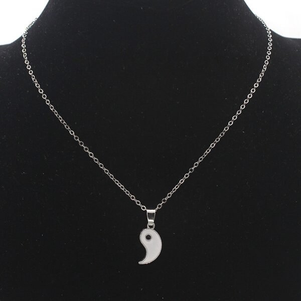 Taiji Double Fish Couple Necklace