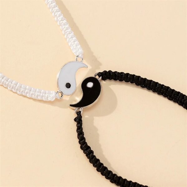 Taiji Double Fish Couple String Bracelet