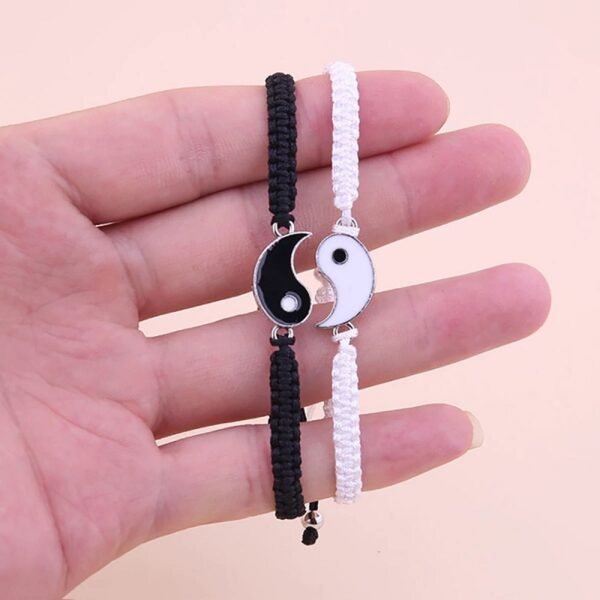 Taiji Double Fish Couple String Bracelet