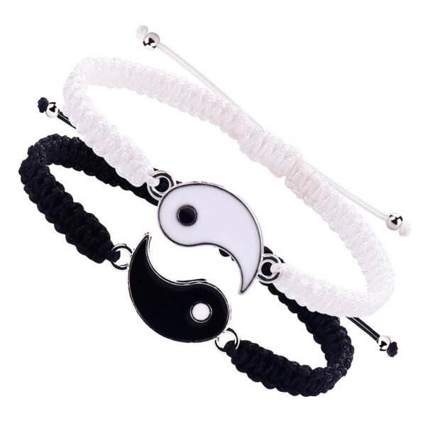 Taiji Double Fish Couple String Bracelet
