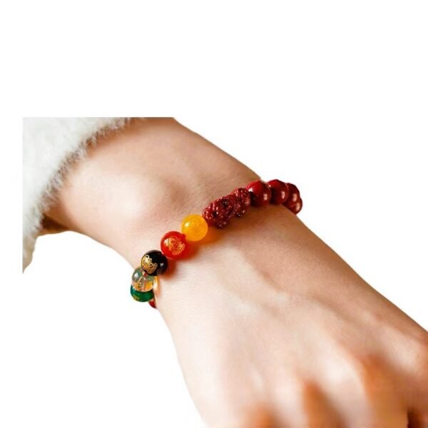Cinnabar Pixiu Fortune Bracelet
