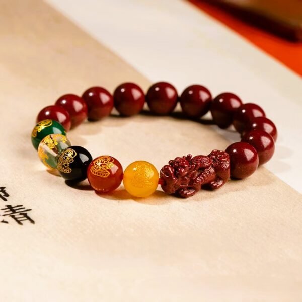 Cinnabar Pixiu Fortune Bracelet