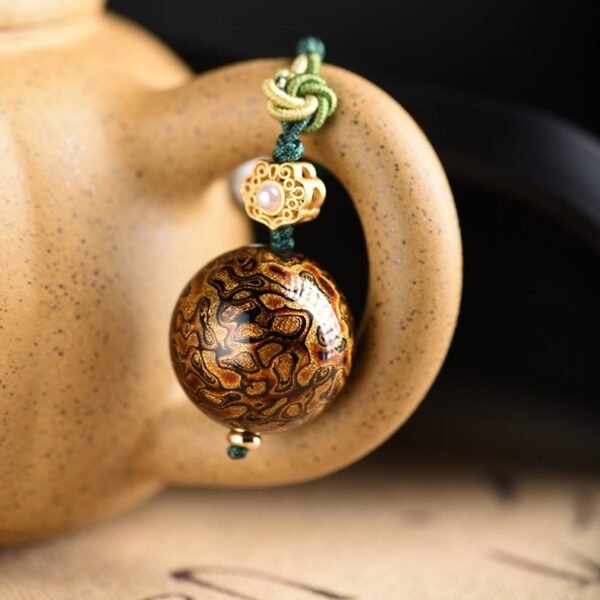 Chinese Lacquer Lucky Ball Mobile Pendant